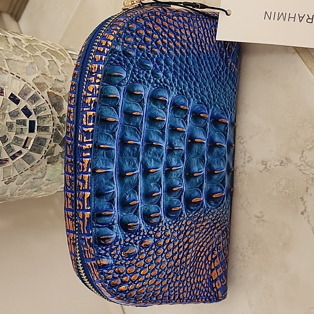 ๐๐ BRAHMIN DANY Deep Azure Cosmetic Case ๐๐ - Picture 8 of 12